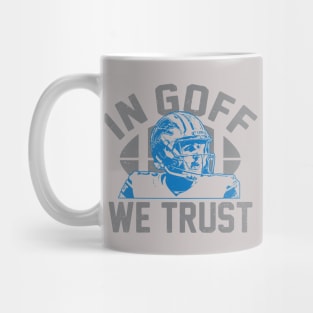 Goff Detroit Lions by Buck Tee Originals Mug